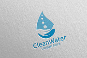 Green Water Drop Health Care Logo 22