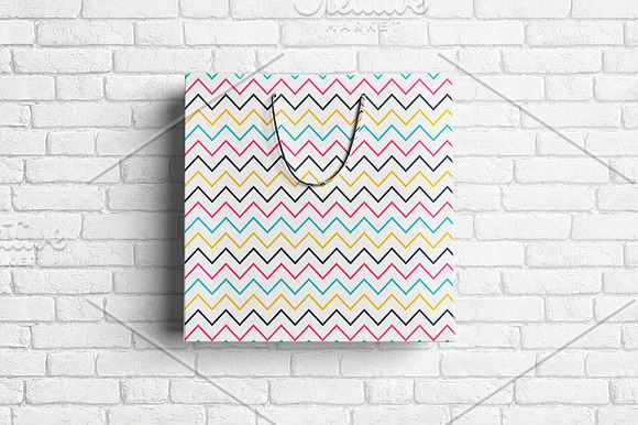 Colorful seamless geometric patterns in Patterns - product preview 2
