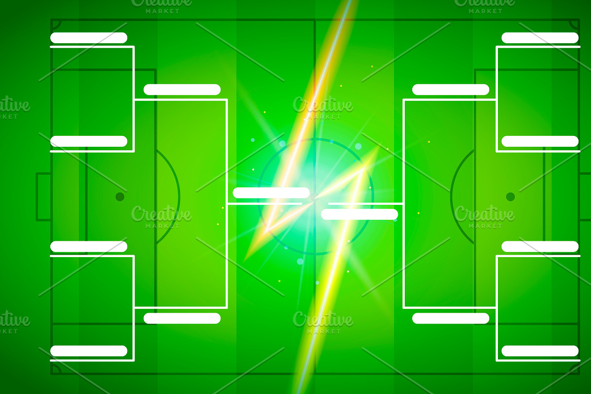 Soccer tournament bracket template in Illustrations - product preview 8