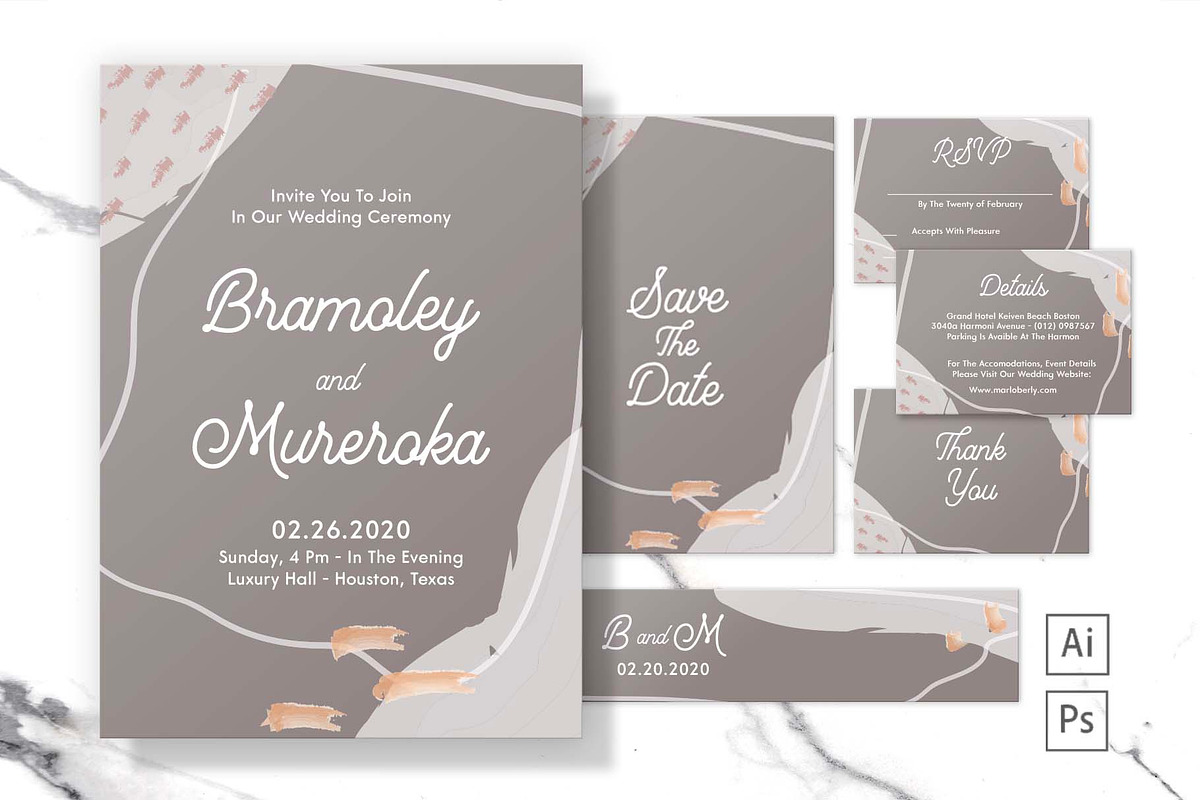 Creative - Wedding Invitation in Wedding Templates - product preview 8