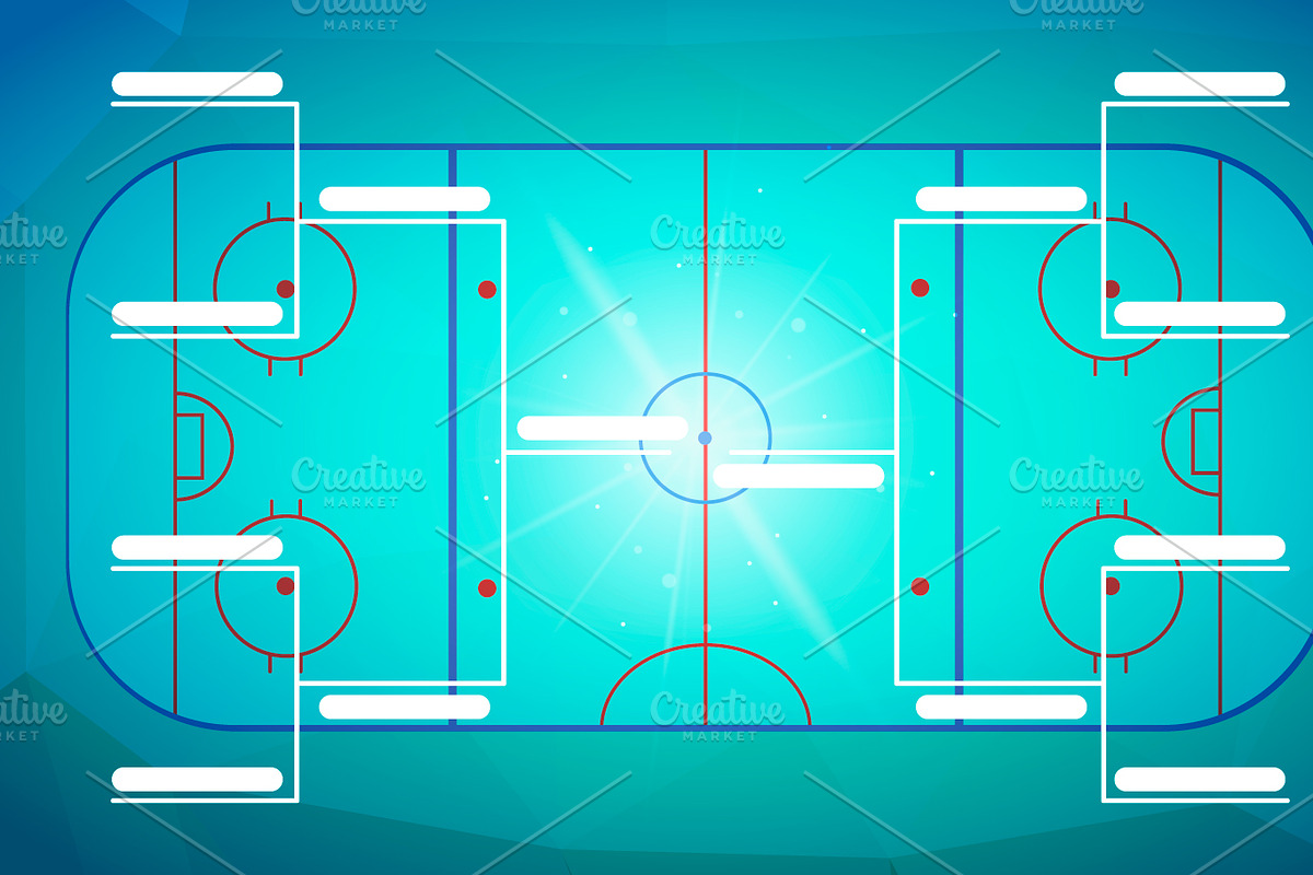 Hockey tournament bracket template in Illustrations - product preview 8