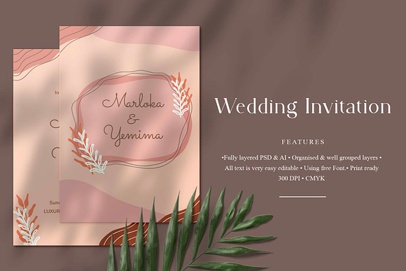 Classy - Wedding Invitation in Wedding Templates - product preview 1