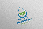 Water Drop Health Care Logo 27