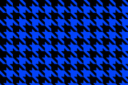 Blue and black houndstooth pattern