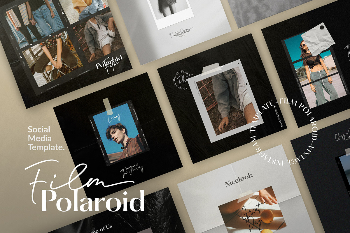 Polaroid Film - Instagram Template in Instagram Templates - product preview 8