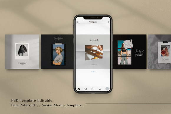 Polaroid Film - Instagram Template in Instagram Templates - product preview 4