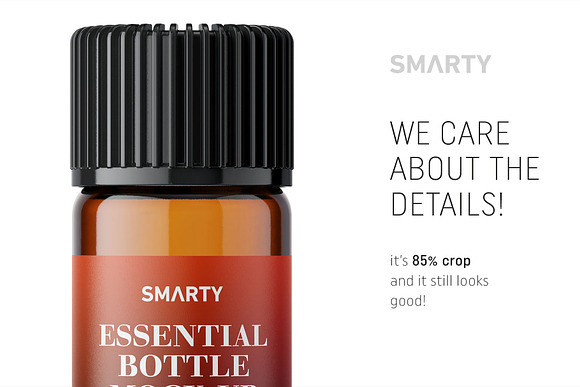 Essential oil bottle mockup 3ml in Product Mockups - product preview 3