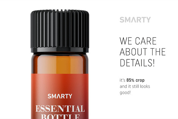 Essential oil bottle mockup 5ml in Product Mockups - product preview 3