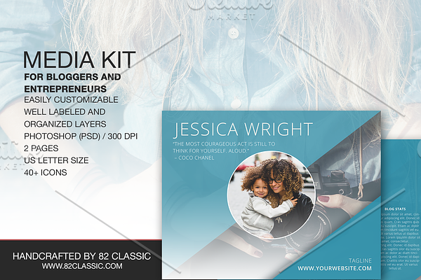 Media Kit Template and Cover