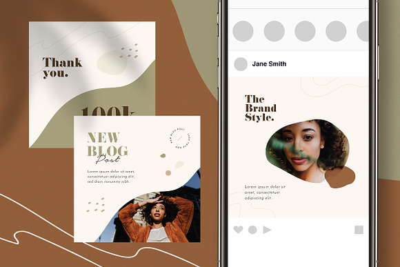 Naturalè - Instagram Stories & Post in Instagram Templates - product preview 1
