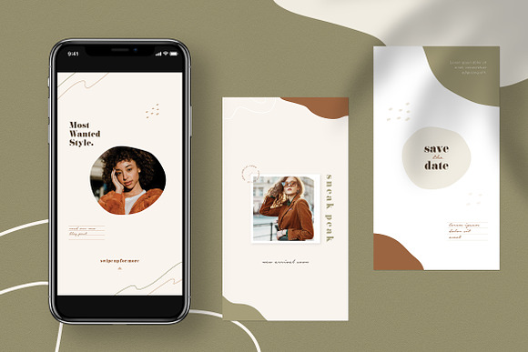 Naturalè - Instagram Stories & Post in Instagram Templates - product preview 3