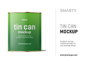 Tin can mockup 3100ml