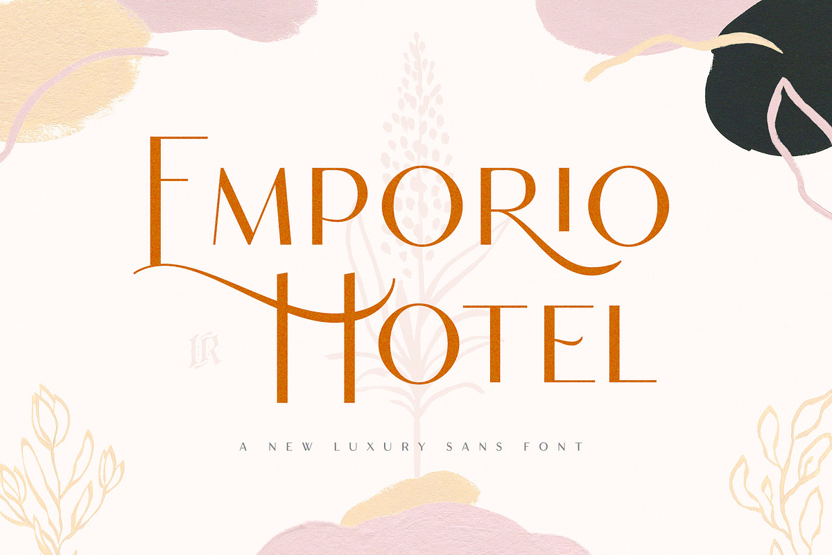 Emporio Hotel Font in Sans-Serif Fonts - product preview 8