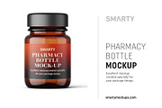 Pharmacy bottle mockup 30ml