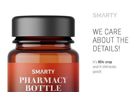 Pharmacy bottle mockup 30ml in Product Mockups - product preview 3