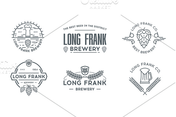 beer logo templates bundle. in Logo Templates - product preview 9