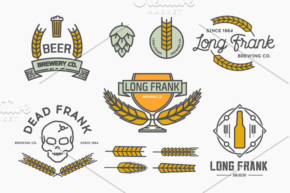 beer logo templates bundle. in Logo Templates - product preview 11