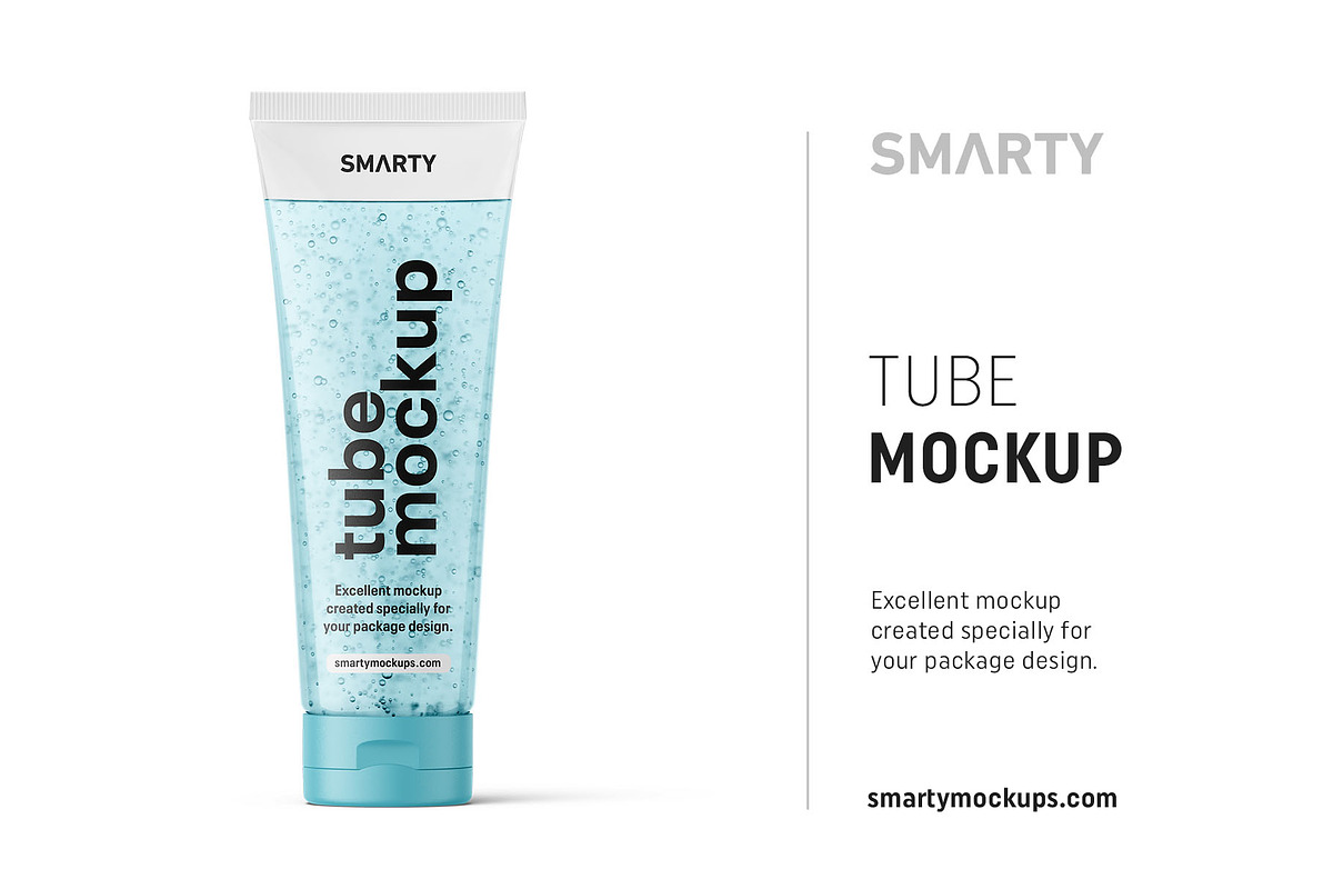 Cosmetic tube mockup in Product Mockups - product preview 8