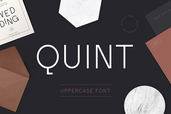 Quint Uppercase Font in Display Fonts - product preview 7