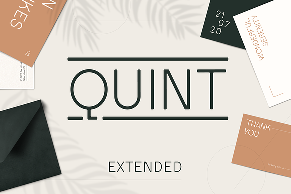 Quint Extended Font in Sans-Serif Fonts - product preview 7