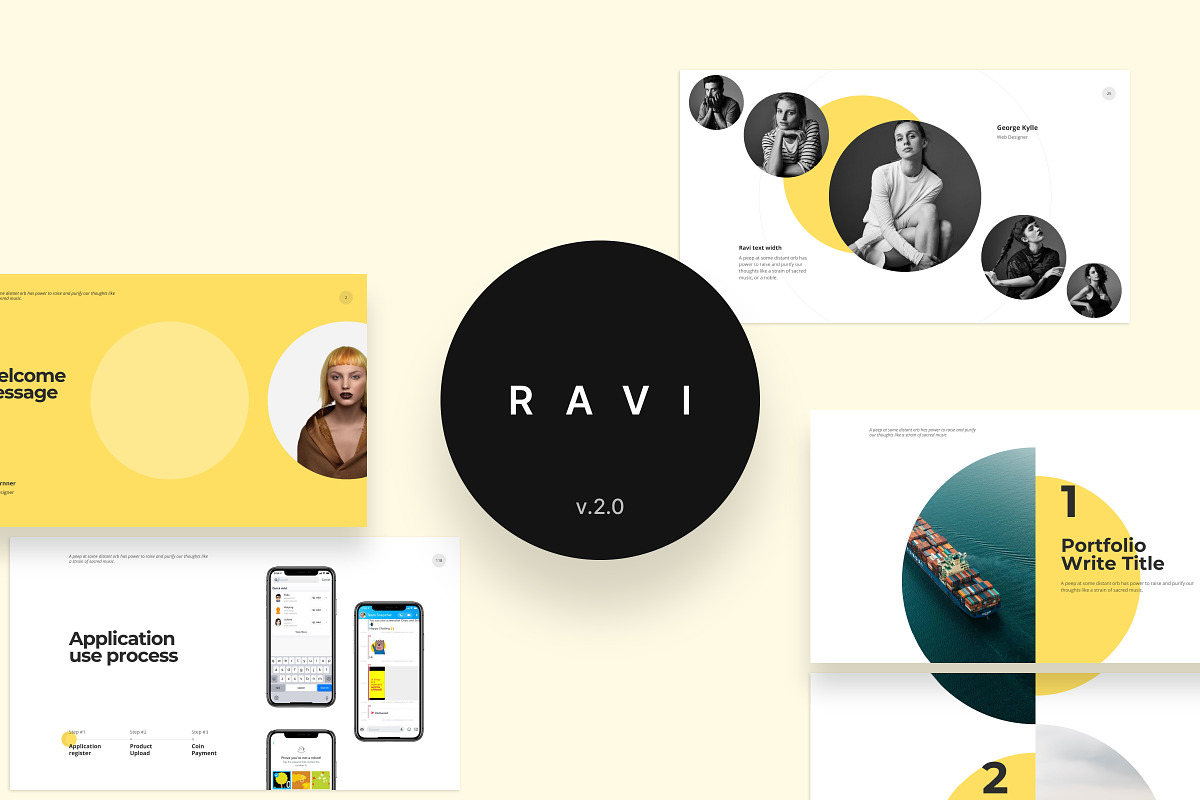 RAVI Presentation Template in PowerPoint Templates - product preview 8