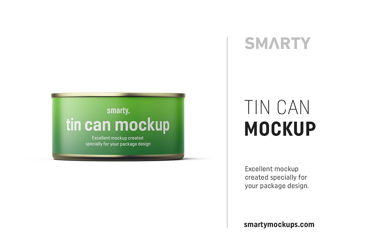 Tin can mockup 185g in Product Mockups - product preview 8