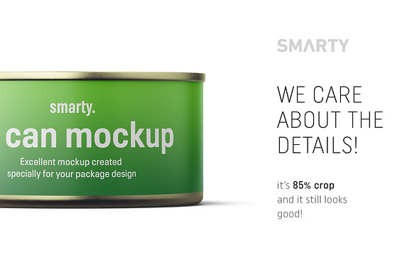 Tin can mockup 185g in Product Mockups - product preview 3