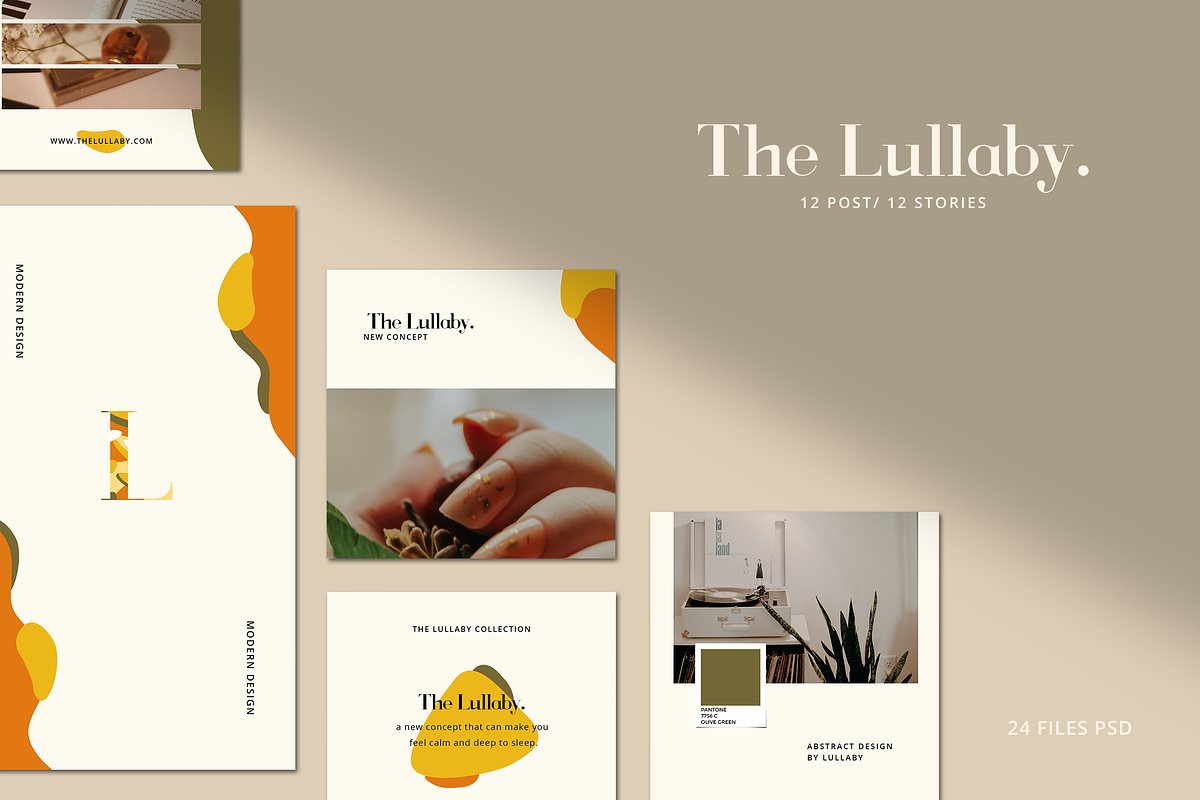 The Lullaby - Instagram Template V.6 in Instagram Templates - product preview 8