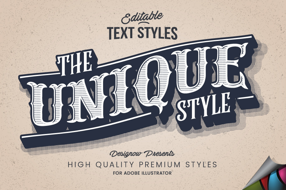 Retro & Vintage Text Style