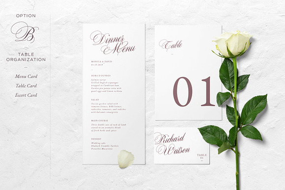 Old England Wedding Suite Collection in Wedding Templates - product preview 5