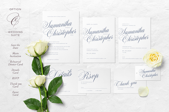 Old England Wedding Suite Collection in Wedding Templates - product preview 8