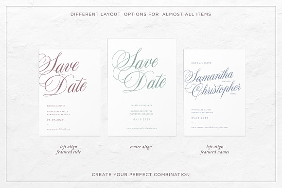 Old England Wedding Suite Collection in Wedding Templates - product preview 13