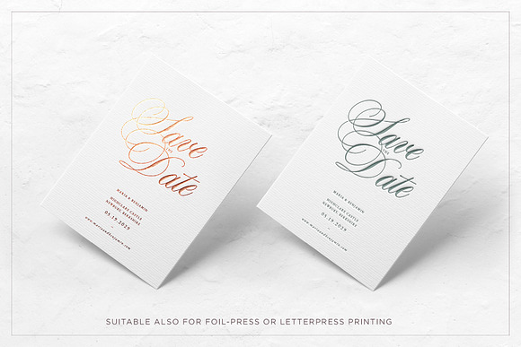 Old England Wedding Suite Collection in Wedding Templates - product preview 15