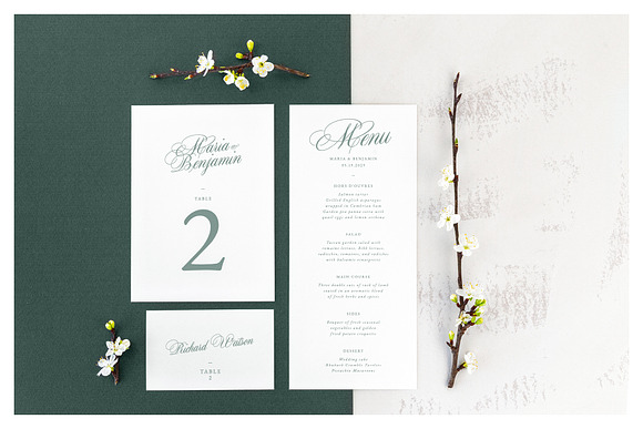 Old England Wedding Suite Collection in Wedding Templates - product preview 22