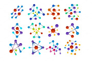Colourful biology molecules