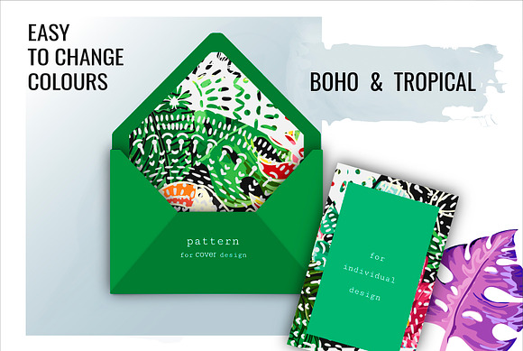 BOHO  &  TROPICAL patterns in Patterns - product preview 2