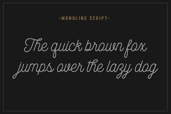 Monotage in Script Fonts - product preview 3