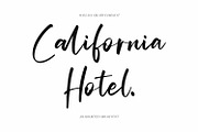 California Hotel - Handwritten Brush
