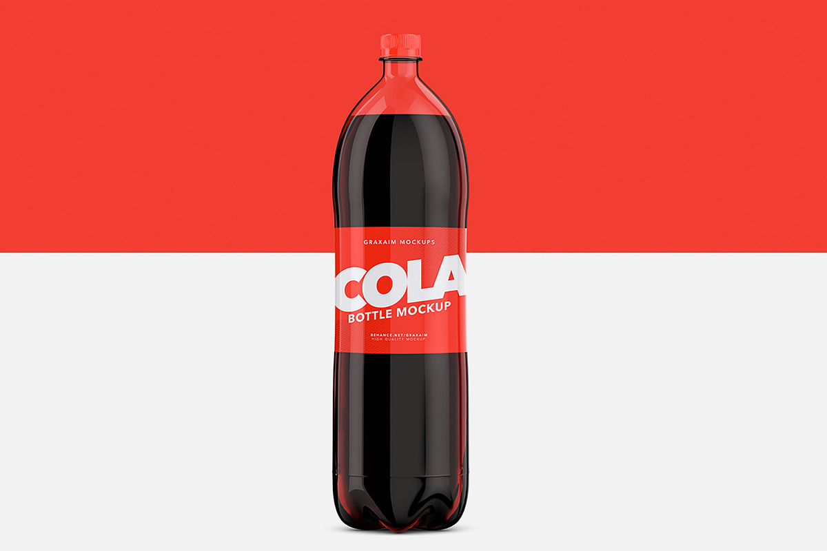 Cola Bottle Pet - Mockup in Mockup Templates - product preview 8