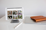 iPad in home office Mockup