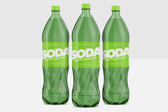 Soda Bottle Pet - Mockup in Mockup Templates - product preview 1