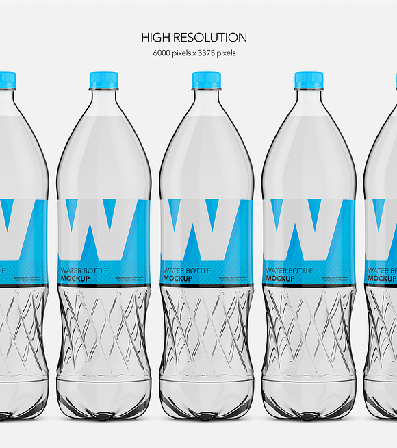 Water Bottle Pet - Mockup in Mockup Templates - product preview 1