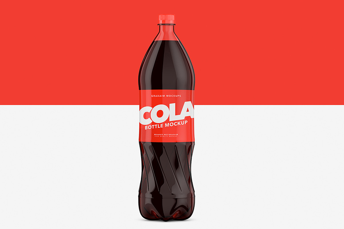 Cola Bottle Pet - Mockup in Mockup Templates - product preview 8