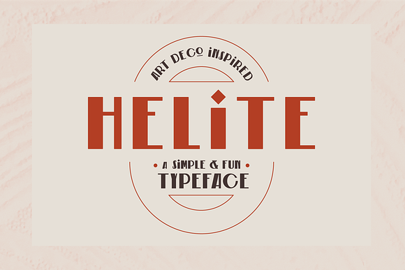 Helite - Typeface in Display Fonts - product preview 4