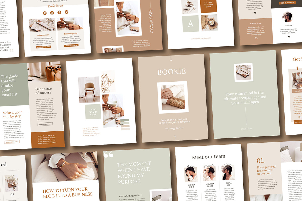 eBook duopack / CANVA, INDD in Magazine Templates - product preview 8