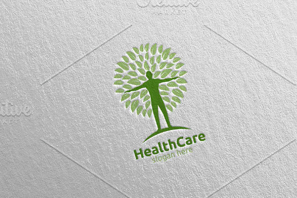 Organic Health Care Medical Logo 29 in Logo Templates - product preview 1