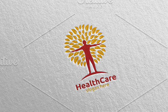 Organic Health Care Medical Logo 29 in Logo Templates - product preview 3