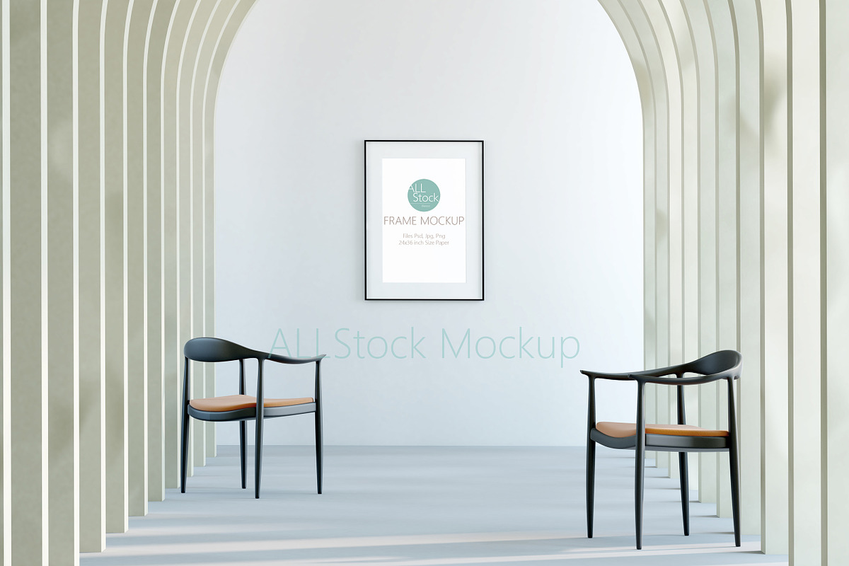 Vertical Poster Mockup Frame in Branding Mockups - product preview 8