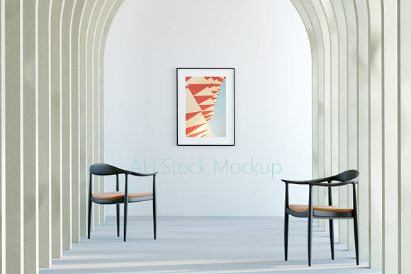 Vertical Poster Mockup Frame in Branding Mockups - product preview 1