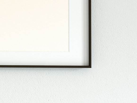 DIN A Horizontal Frame Mockup in Print Mockups - product preview 3